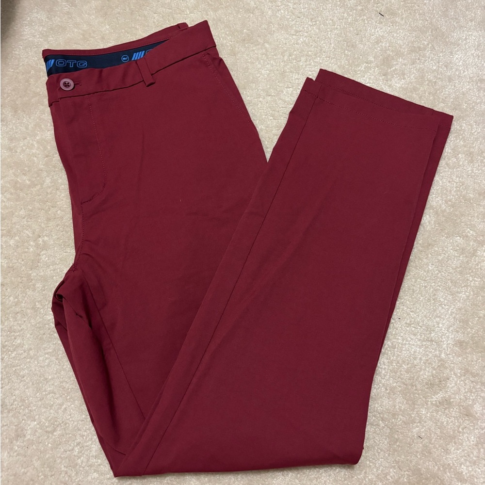 Vineyard Vines OTG Men's Burgundy Pants